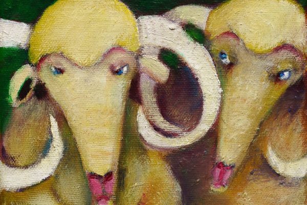 Susan McConnel – Two Rams